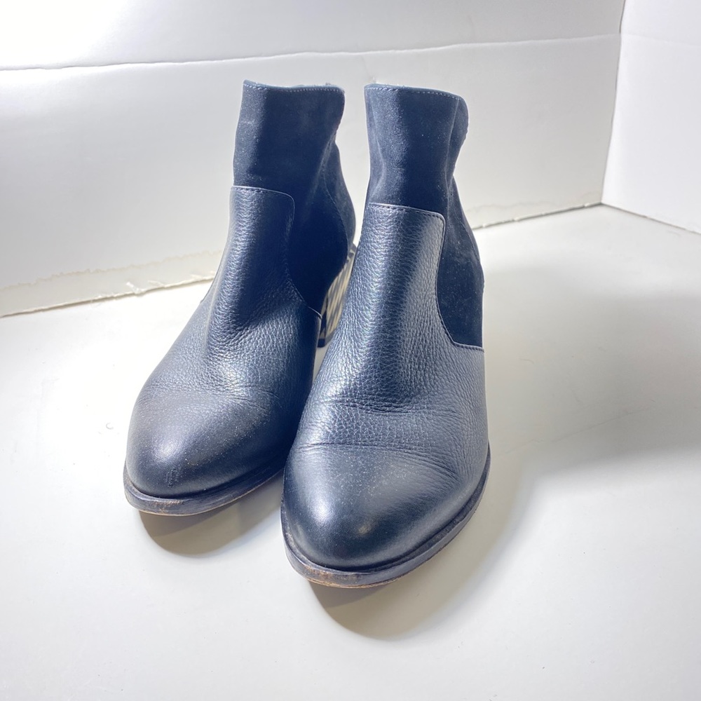 H Williams Black Leather Boots